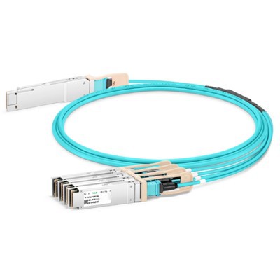 200G QSFP56 до 4x 50G SFP56 Активний оптичний кабель (AOC), 1м -20 M M