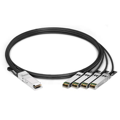 Сумісна якість 1 0 0g QSFP28 до 4 x 25G SFP28 ПАСІЙ ПРИВІТКА КАПА КАППЕРУВАННЯ КРЕПЕРУ 0,5 м -5 M